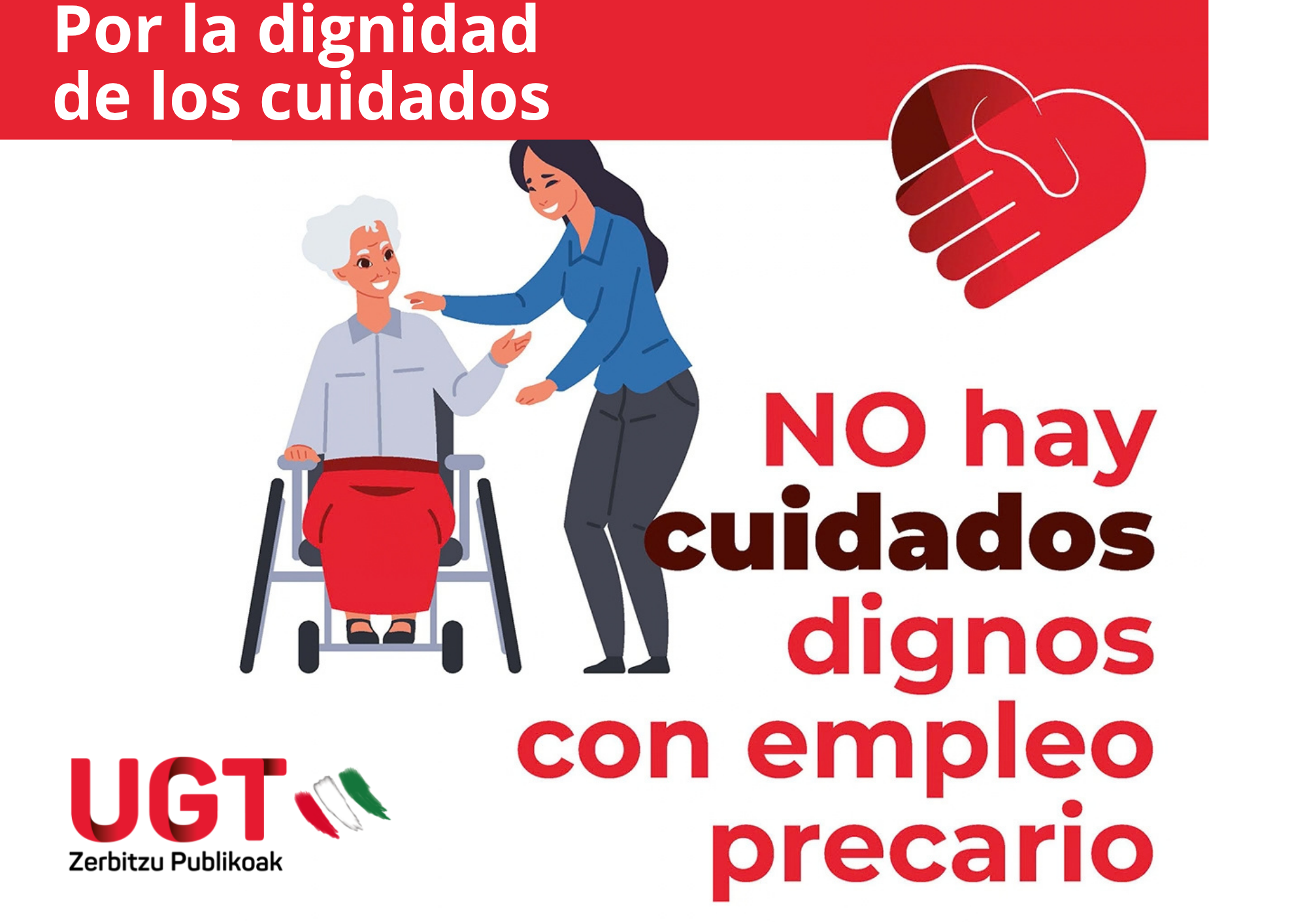 UGT exige dignificar el trabajo de cuidados mejorando salarios y ratios